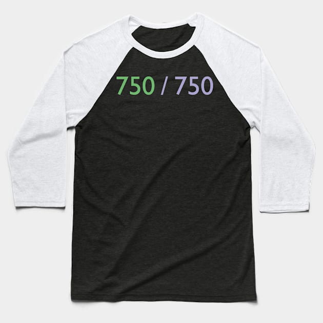 750 / 750 Baseball T-Shirt by Expandable Studios